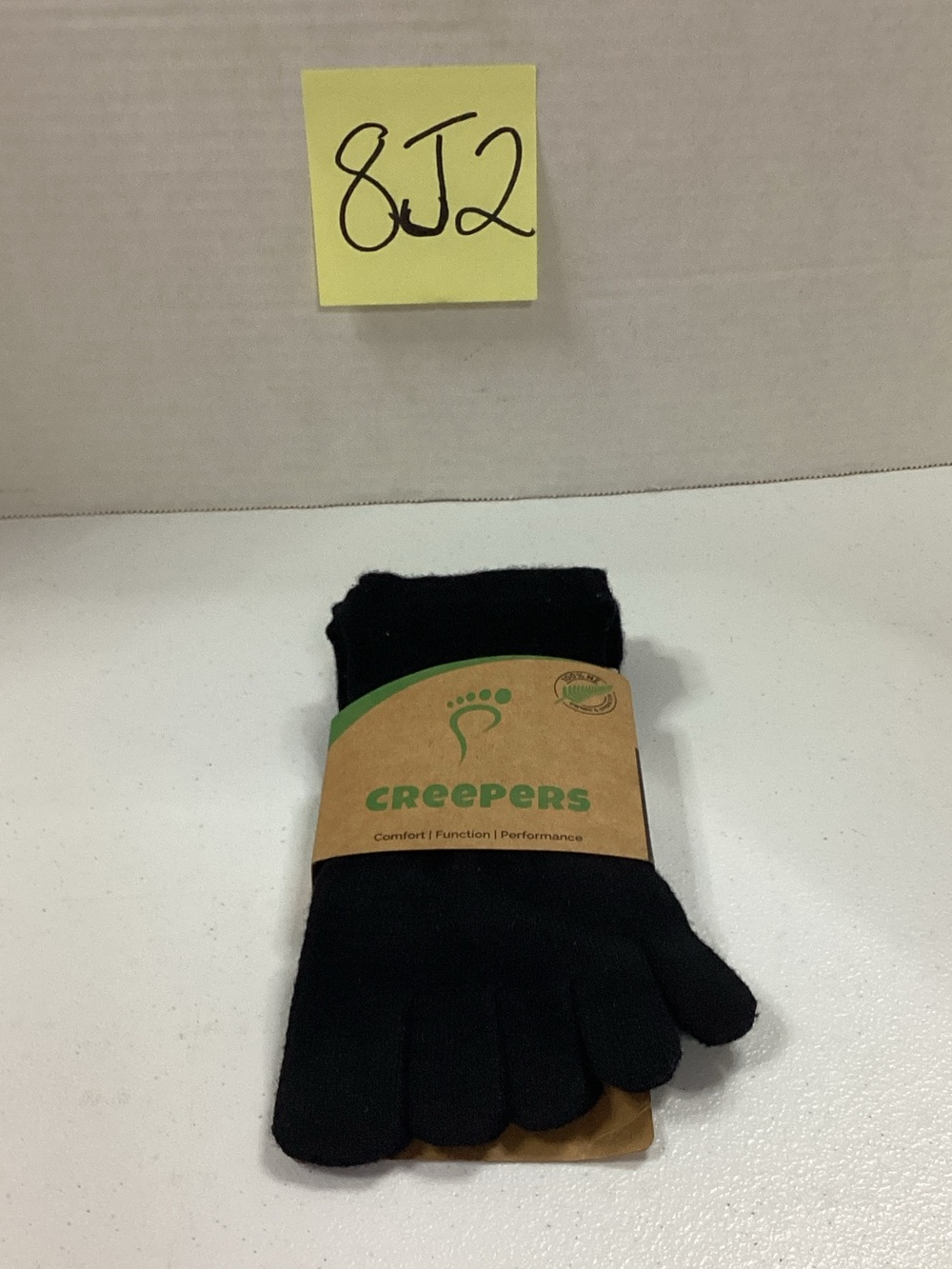 Men's Black Toe Gloves - Comfortable Performance